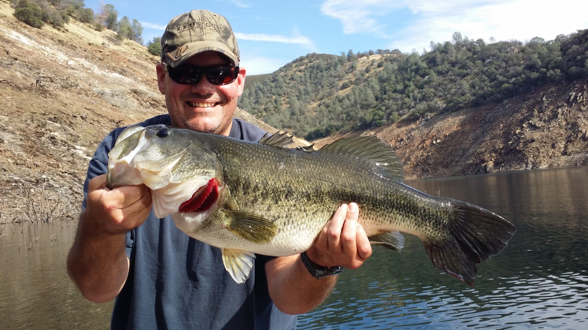 New Melones Fishing Guide Service. Catching bass and having a good