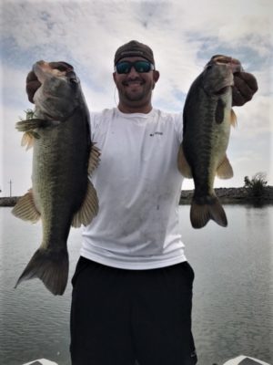 Two big Delta largemouth