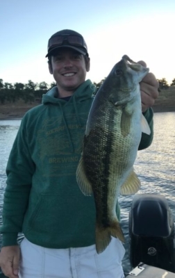 What a beautiful New Melones spotted bass