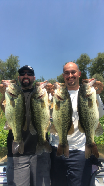 Great day on the California Delta Bass Guide Service