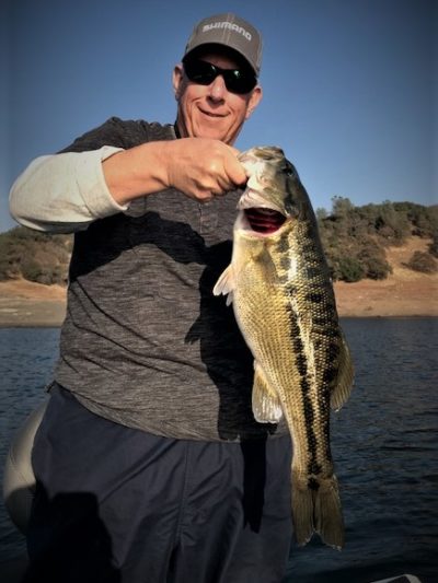 Big spotted bass put up a great fight. Anglers are extremely happy to find a fish of this caliber.