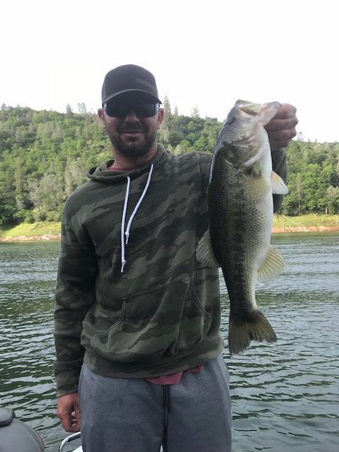 Angels Camp fishing guides showing their clients a good day on New Melones Lake