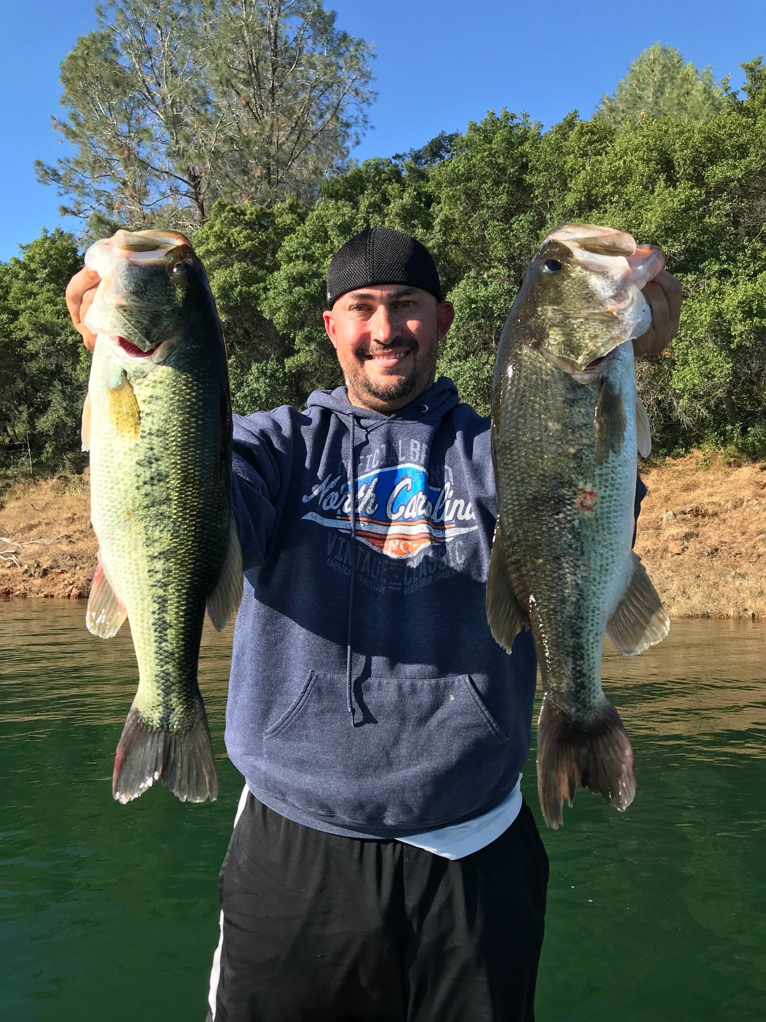 Guided fishing trips in Calaveras County lead to great catches and stoked on fishing clients