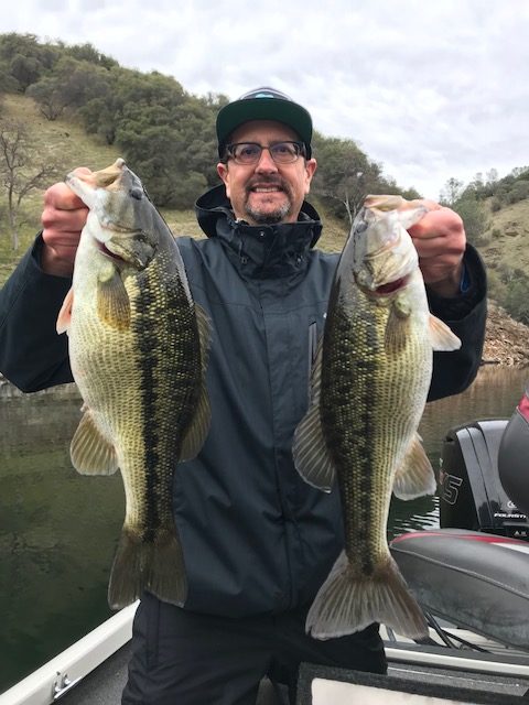 Great start to the day, bass fishing melones with Xperience Fishing Guide Service never fails.