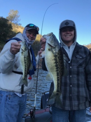 Bass Fishing New Melones with Guide Service
