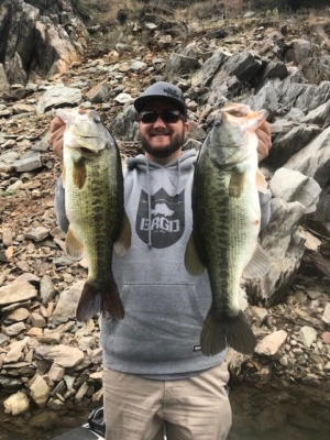 Two big swimbait catches on New Melones. Fishing guides putting clients on some truly big catches