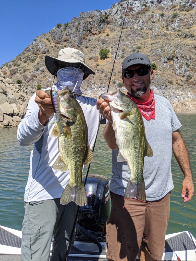 Melones guides catch big bass along side their clients