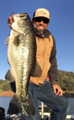 Giant bass after giant bass New Melones Guide Service