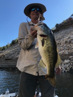 Big bass fishing in Angels Camp